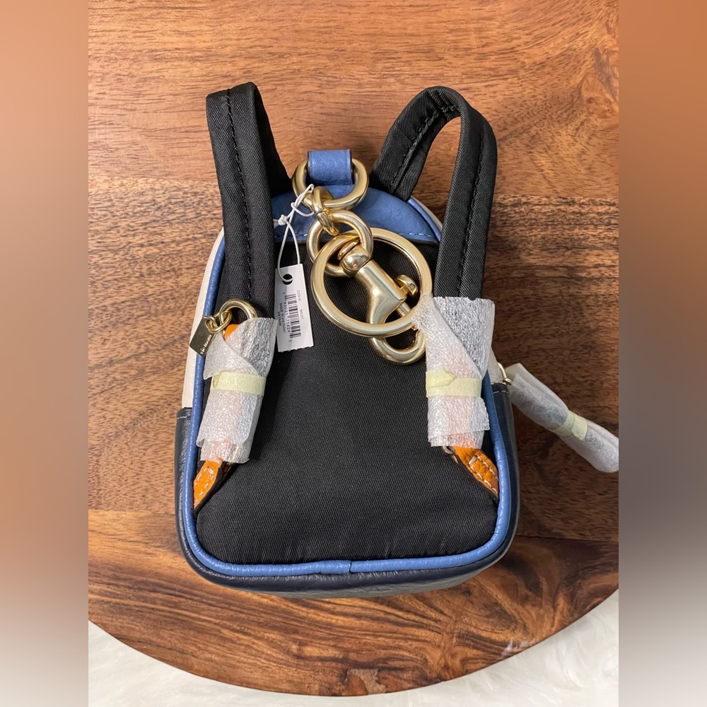 Coach Multicolor Mini Backpack Keychain - Picture 2 of 4